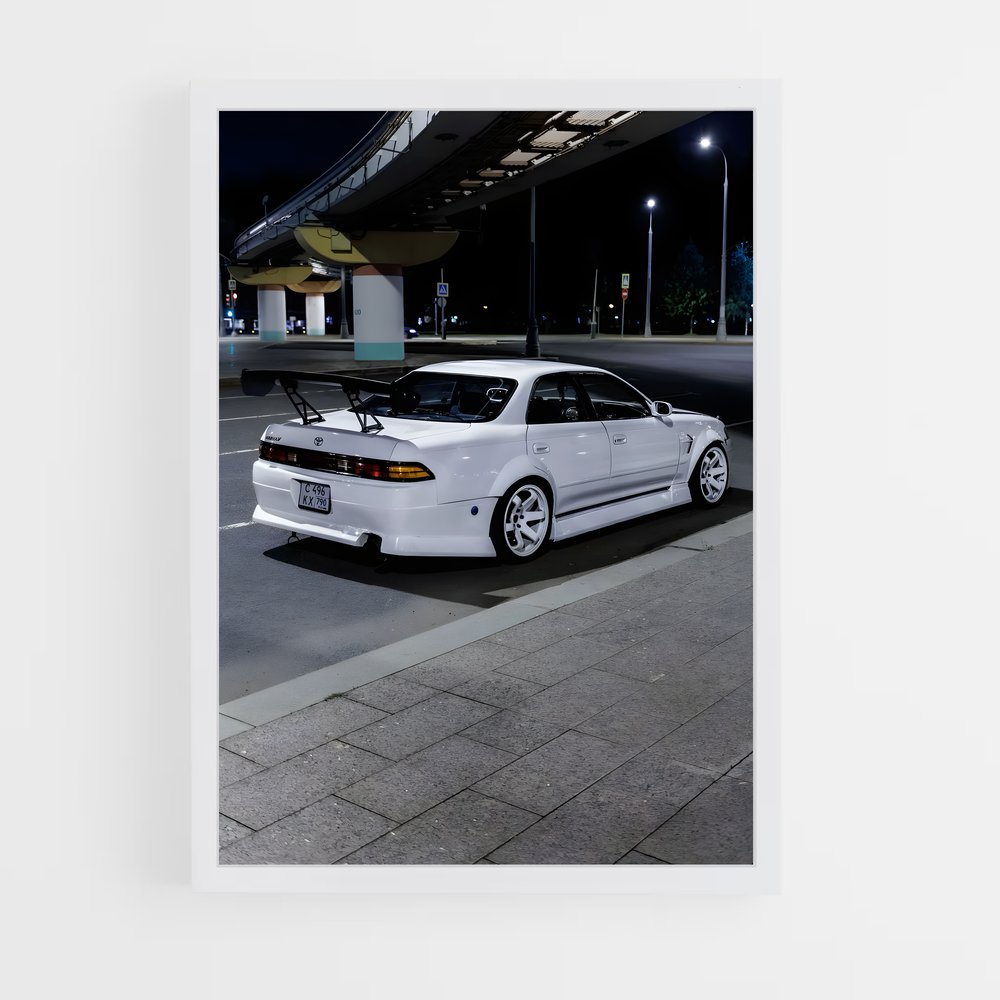 Poster superbe Mark ii jzx – affiche Toyota (vue 3)